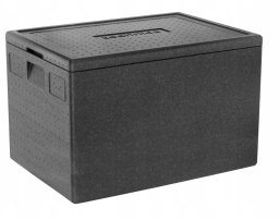 Pojemnik termoizolacyjny GN 1/1, głębokość 233 mm, 40 l, 600x400x283 mm z pokrywą, ładowany od góry | TECHNICA-550001, Silver Line