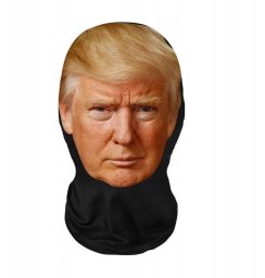 Hurt-net Kominiarka MASKA IMPREZA Narty Motor MIKROFIBRA NADUK 3D COSPLAY Trump2