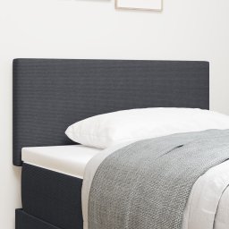 Wezgłowie Proste Szare 100 cm Materiał Velvet