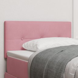 Wezgłowie z guzikami Różowe 80 cm Aksamit