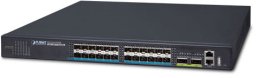 PLANET XGS-5240-24X2QR łącza sieciowe Zarządzany L2/L3 10G Ethernet (100/1000/10000) 1U Czarny