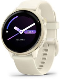 Garmin vívoactive® 6, Lunar Gold with Bone Band