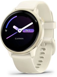 Zegarek sportowy Garmin Vivoactive 6 Kremowy (010-02985-01)