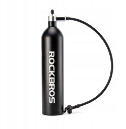 Zbiornik ciśnieniowy Rockbros do pompowania opon bezdętkowych tubeless 200 PSI 1.2l - czarny