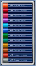 FABER-CASTELL Ölpastellkr. metallic 12er Kartonetui
