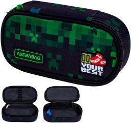 Piórnik kosmetyczka etui usztywniany z klapką Minecraft AC6 ASTRA