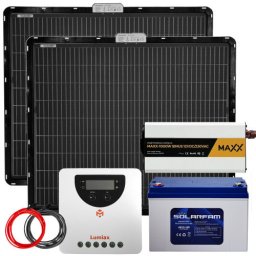 Zestaw słoneczny balkonowy Off-Grid 230V 100Ah 1000W BT