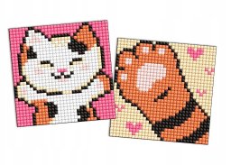 Diamentowa mozaika na naklejce IDEYKA, 9x9 cm, kids, puffy, 2 szt.