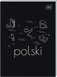Zeszyt tematyczny brulion Język polski A5 80k linia + ściąga