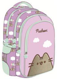 Plecak wczesnoszkolny ST.Right PUSHEEN Violet Kot Kotek