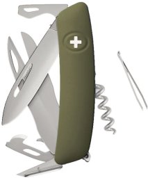 Swiza D07R AM SCISSORS Olive (KNR.0116.1050)