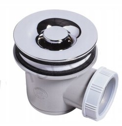 Syfon wirquin Wirquin syfon brodzikowy Tourbillon fi 60 mm czyszczony od góry, chrom 34060007