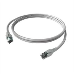 Kabel krosowy EasyLan FlexBoot Cat.6A, S/FTP, szary, 0,5 m
