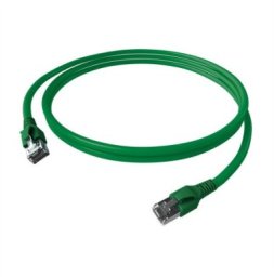 Kabel krosowy EasyLan FlexBoot Cat.6A, S/FTP, zielony, 2 m