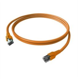 Kabel krosowy EasyLan FlexBoot Cat.6A, S/FTP, pomarańczowy, 2 m