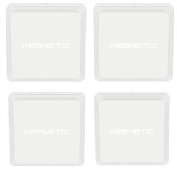 Keenetic Voyager Pro AX1800 Mesh WiFi-6 Router/rozszerzacz/punkt dostępowy, 4 sztuki w zestawie