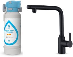 System filtrujący Dafi FLOW COMFORT D1 + bateria trójdrożna SKANDI czarny