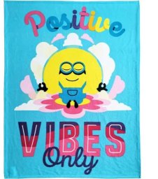 Koc polarowy 130 x 170 cm Minions
