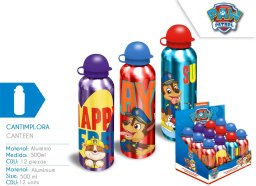 Bidon aluminiowy Psi Patrol 500 ml niebieski
