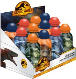 Bidon aluminiowy Jurassic World 500ml pomarańczowy