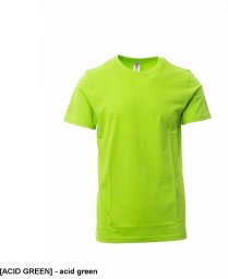 PRINT JERSEY PAYPER - Koszulka t-shirt męski roboczy 100% BAWEŁNA ELASTYCZNA 150 g/m2 - acid green 5XL