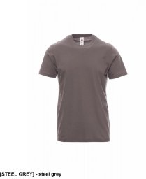 PRINT JERSEY PAYPER - Koszulka t-shirt męski roboczy 100% BAWEŁNA ELASTYCZNA 150 g/m2 - steel grey 5XL