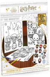 Harry Potter Chibi Characters - zestaw do kolorowania 29,7x21,2
