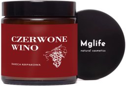 Mglife Świeca rzepakowa Czerwone Wino 120ml