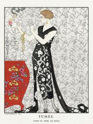 Plakat 30x40cm Fume, Barbier Vintage do Salonu