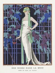 Plakat 30x40cm Des Robes, Barbier Vintage do Salonu
