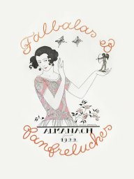 Plakat 30x40cm Almanach des Modes, Barbier Vintage do Salonu