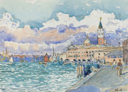 Plakat 18x13cm Venice, Henri-Edmond Cross Vintage do Salonu