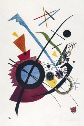 Plakat 20x30cm Fiolet, Wassily Kandinsky Vintage do Salonu