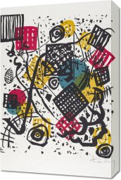 Obraz 40x60cm Kleine Welten V, Wassily Kandinsky Vintage Salon
