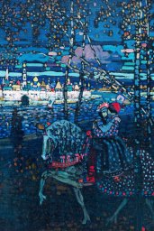 Plakat 20x30cm Riding Couple, Wassily Kandinsky Vintage do Salonu