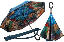 Parasol odwrotnie otwierany - inspirowany malarstwem V. Van Gogh (CARMANI)
