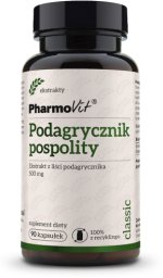 Pharmovit PODAGRYCZNIK POSPOLITY EKSTRAKT (450 mg) BEZGLUTENOWY 90 KAPSUŁEK - PHARMOVIT (CLASSIC)