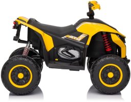 1PUNKT Quad dla dziecka Fast Wheel Żółty 4x35W 12V/10Ah