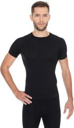  Brubeck Koszulka termoaktywna męska Active Wool czarna r. XXL (SS11710)