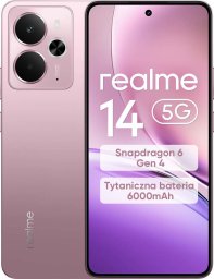 Smartfon Realme 14 5G 12/256GB Różowy (6941764456778)