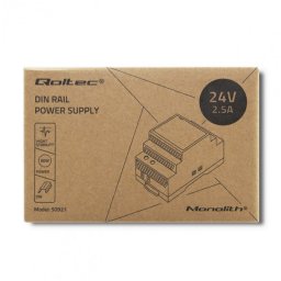 Zasilacz na szynę DIN 24V 60W 2.5A