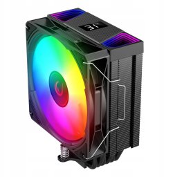 Rampage Octagon C70 Chłodzenie procesora LGA1700/AM5 LCD wentylator infinity 120mm ARGB czarny PWM