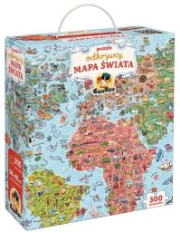 Puzzle odkrywcy - Mapa wiata 300 elementów