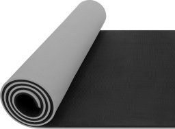 Mata do ćwiczeń TPE 10mm szaro/czarna Mata do ćwiczeń TPE 10mm szaro/czarna