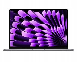 MacBook Air 13,6 cala: M2 8/10, 24GB, 256GB, 30W - Gwiezdna szaroć - MC7U4ZE/A/P1/R1