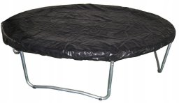 Pokrowiec Plandeka Ochronna na Trampolinę Czarna Solidna KUBISPORT 366 cm