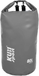 Wodoodporna Torba Worek Wodoszczelny na Łódź Kajak Szary KUBISPORT 80 l