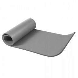 Gorilla Sports Mata do ćwiczeń jogi 190x60x1,5 cm szara