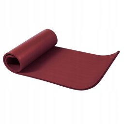 Gorilla Sports Mata do ćwiczeń jogi 190x60x1,5cm rubinowa