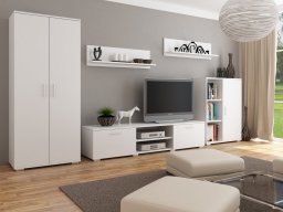 Meblościanka California do salonu pokoju nowoczesny zestaw mebli RTV szafa dwudrzwiowa